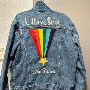 NWT Levi’s Denim Jacket I Have Seen the Future XXL